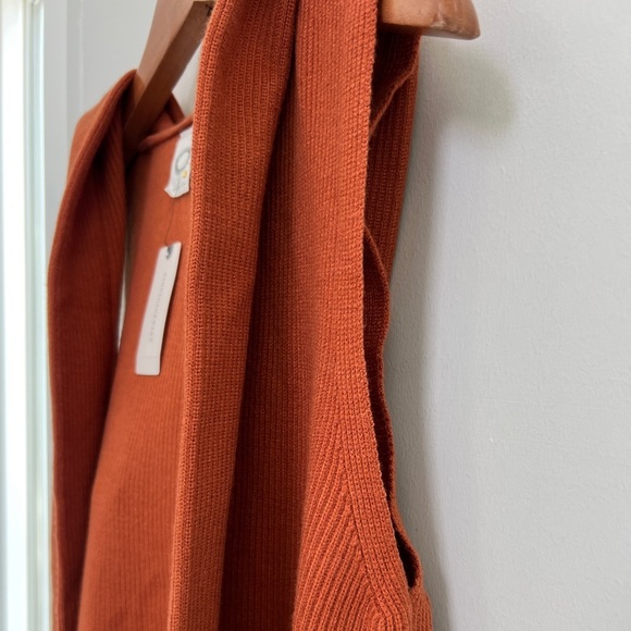 Anthropologie Akemi + Kin Long Open Knit Cardigan Hooded Sweater - Picture 2 of 7